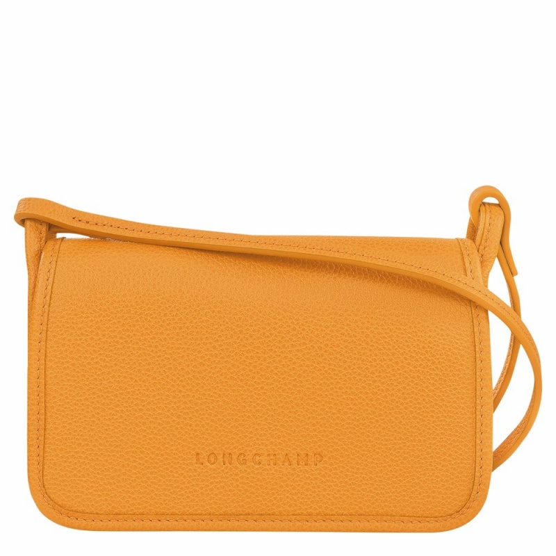 Apricot Longchamp Le Foulonne Women's Wallets